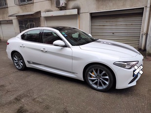 阿尔法罗密欧车贴Giulia Stelvio 朱丽叶F1限量款机盖车身拉花