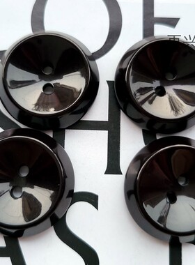 高档纯黑色亮光两眼树脂纽扣风衣西装羊绒大衣外套钮扣2530mm扣子