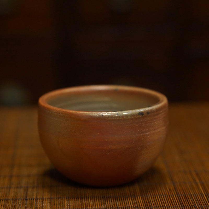 台湾老师纯手工制作柴烧个人茶杯