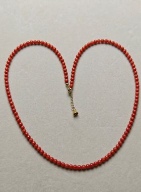 3.9mm圆珠锁骨项链  10克