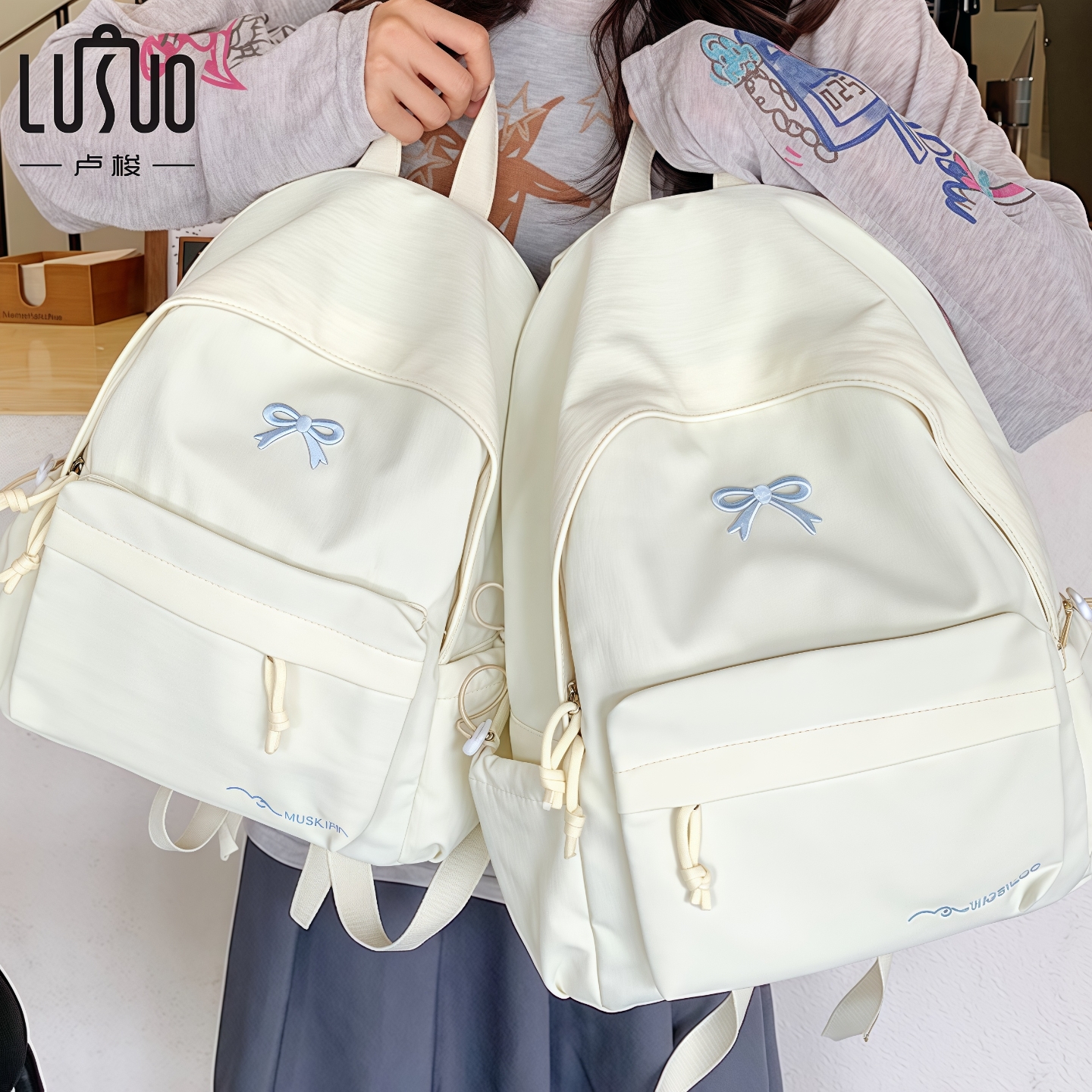 25超火！日韩风少女心书包大容量