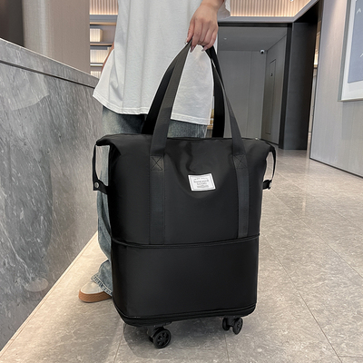 廉航神器背包带轮轮子可折叠免托运旅行包廉价联航登机行李袋