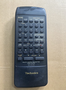适合用二手松下 组合音响机遥控器：RAK- SC304W（没有电池后盖）