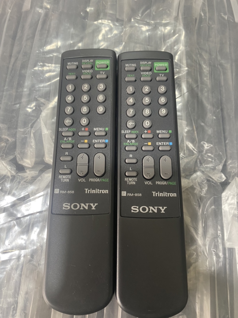 适合索尼 旧款式29寸、25寸、21寸电视机遥控器：RM-858 全新