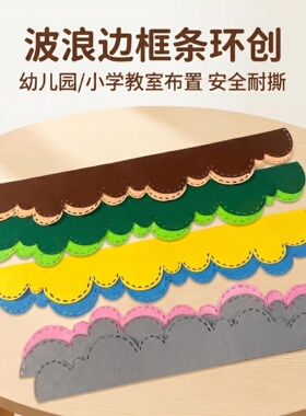 小清新莫兰迪云朵边框条
