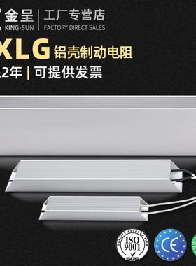 RXLG 铝壳变频器伺服电机刹车制动电阻100W200W300W500W1KW2KW3KW