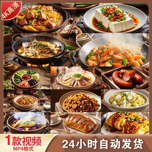 高清哈尔滨红肠大列巴马迭尔冰棍齐齐哈尔烤肉小鸡炖蘑菇视频素材