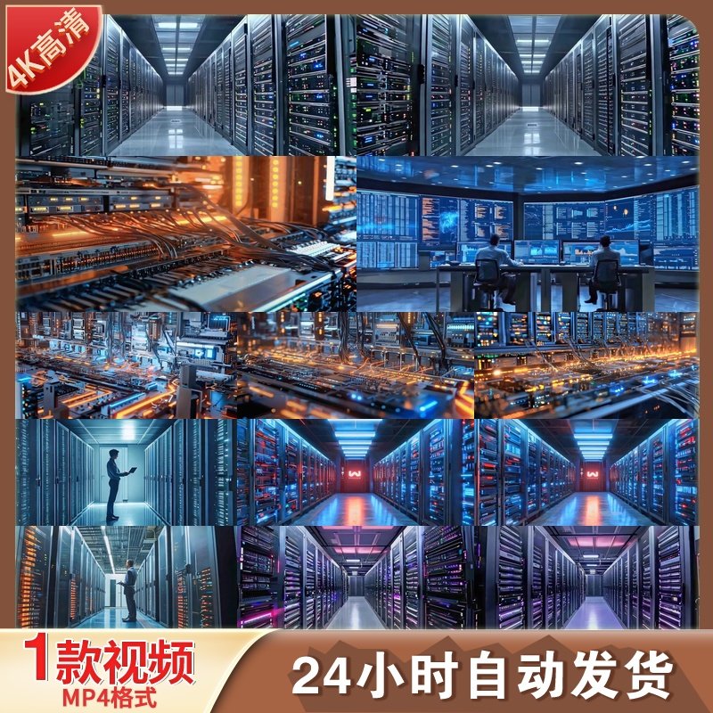 高清服务器机房云计算数据中心算力公有云虚拟化人工智能视频素材,商务/设计服务,设计素材/源文件,淘宝优惠券,粉丝福利购,淘宝优惠卷