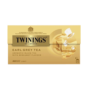 英国川宁Twinings豪门伯爵红茶25片装 盒装茶包波兰进口红茶