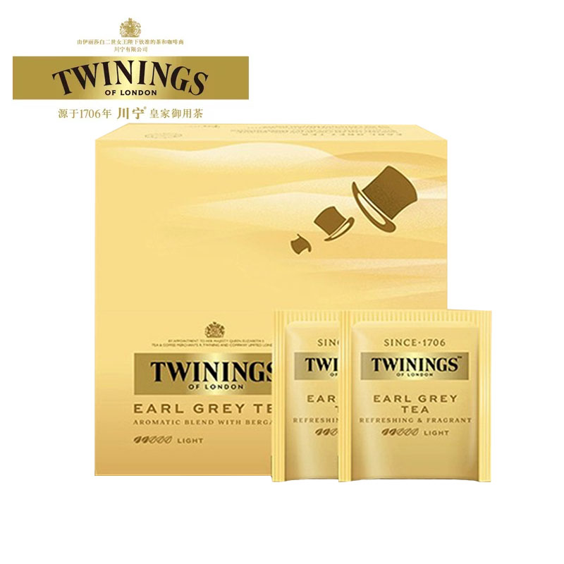 TWININGS川宁伯爵红茶100片进口