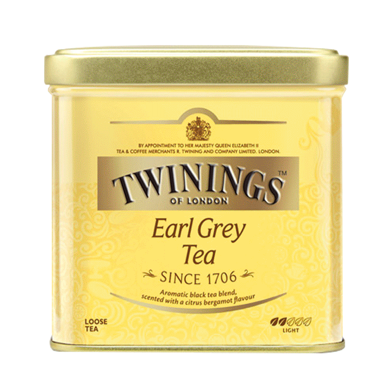 英国川宁Twinings豪门格雷伯爵红茶500g进口茶叶罐装烘焙奶茶专用