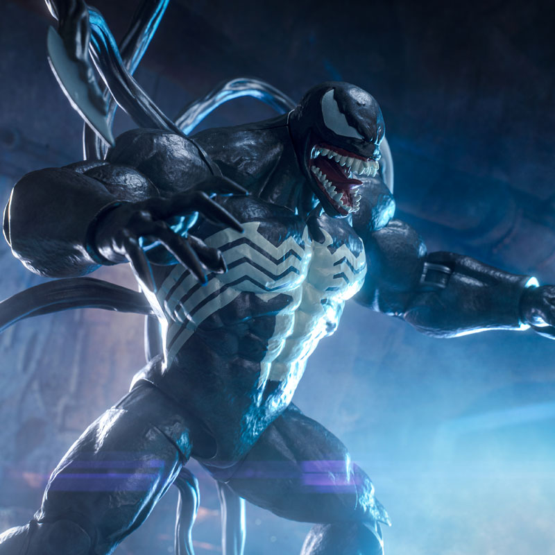 中动黑暗毒液2手办和屠杀豪华版可动人偶模型漫威正版蜘蛛侠玩具