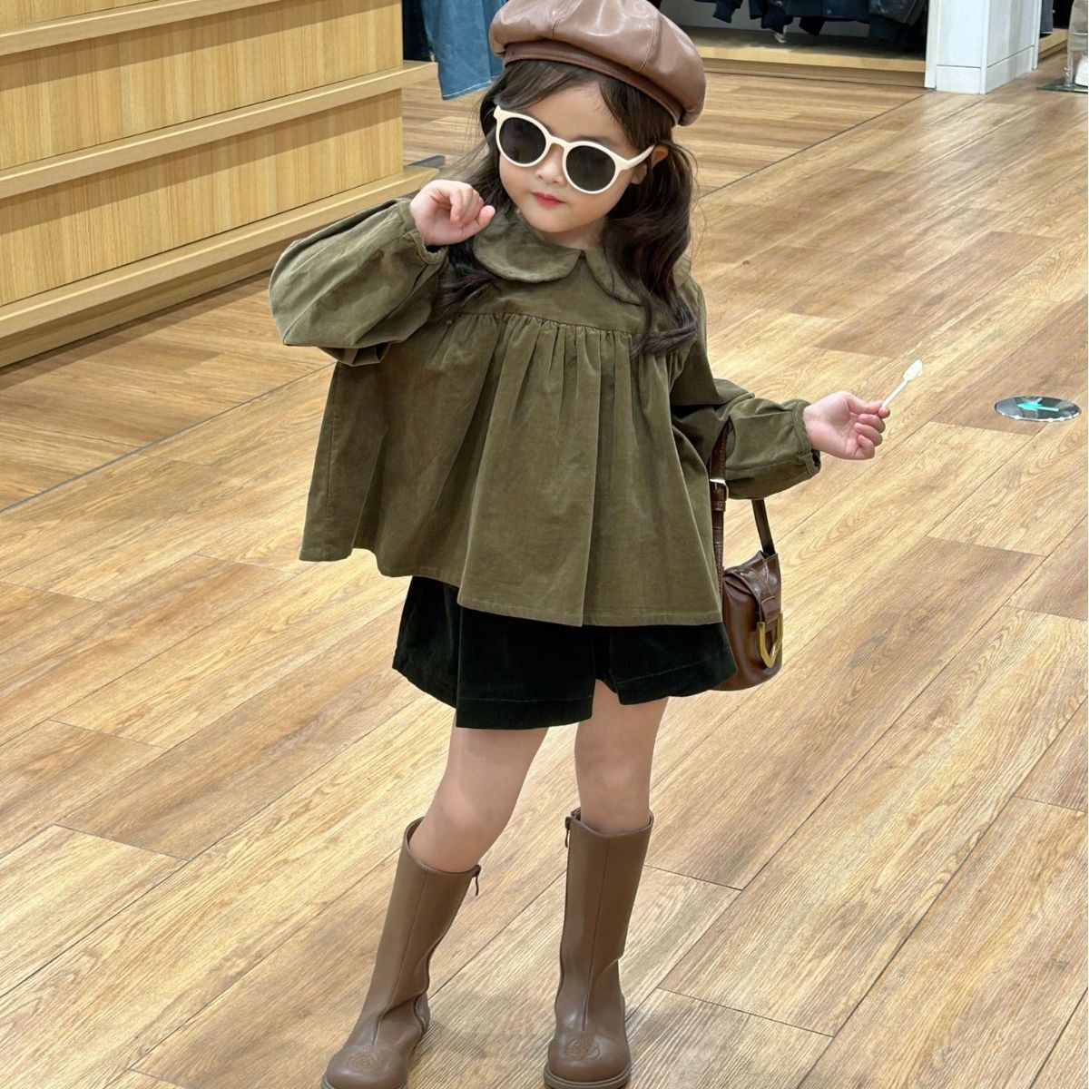 2023秋冬新款童装 韩版童装衬衫