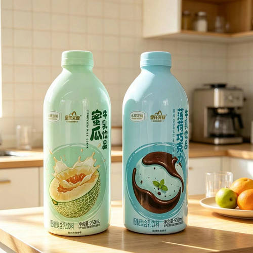 永辉定制薄荷巧克力密瓜牛乳饮品