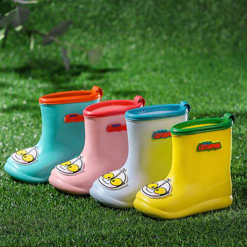 CHILDRENS RAIN BOOTS CHILDRENS BABY RAIN GEAR RAIN BOOTS CARTOON WATERPROOF CHILDRENS WATER SHOES KINDERGARTEN CARTOON CHILDRENS RAIN BOOTS