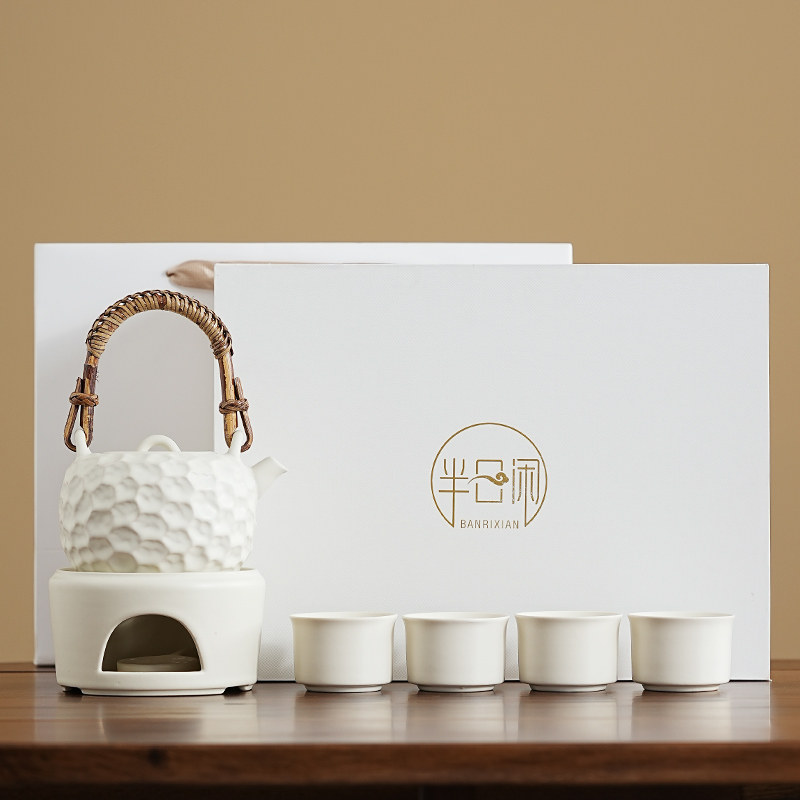 陶瓷温茶炉家用简约套装蜡烛保温炉加热底座中式大号花茶煮茶火炉,餐饮具,茶壶,淘宝优惠券,粉丝福利购,淘宝优惠卷