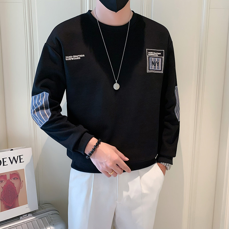 GXG时尚拼接设计长袖男装T恤春秋季2023新款打底衫百搭痞帅卫衣怎么样,好用不?
