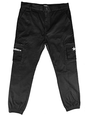 罗志祥 GOTNOFEARS GNF 正品 色布休闲长裤 黑色军绿色