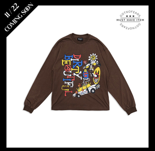 罗志祥 Gotnofears正品 肮脏又美丽长袖上衣