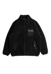 罗志祥Gotnofears正品宽松版珍珠柔软拼接铺棉保暖秋冬毛外套男女