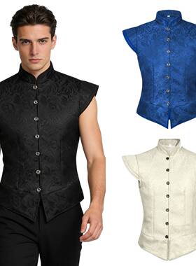 Halloweenmen'sshortwaistcoat