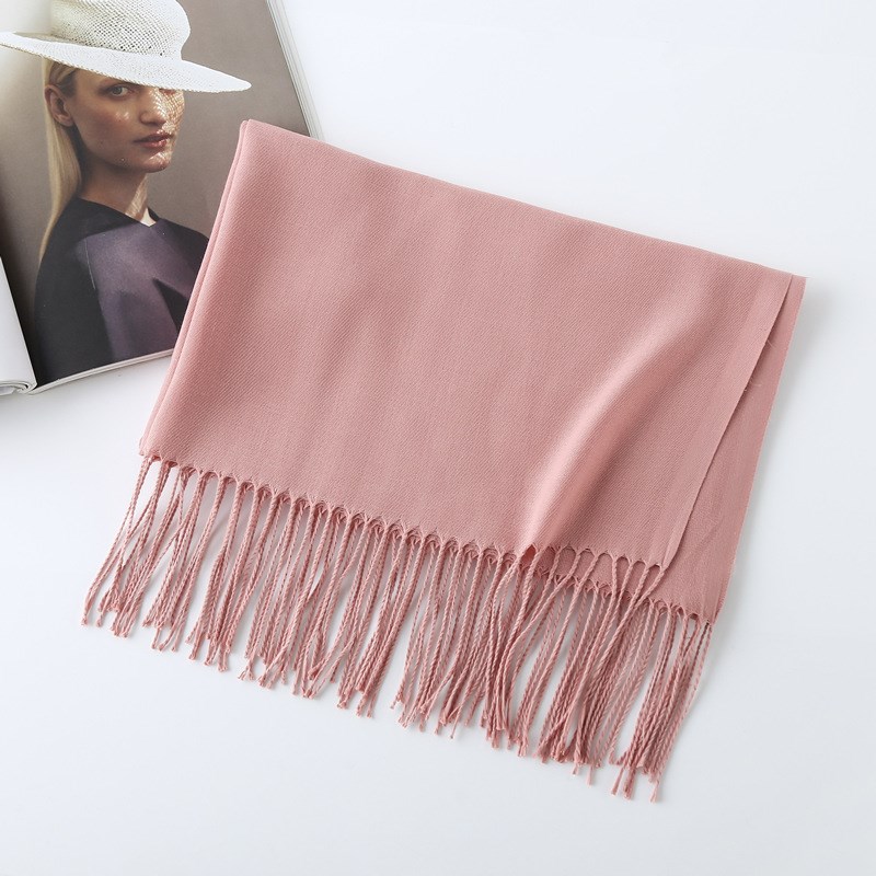 new cashmere scarf womens thickened warm scarf shawl 围巾