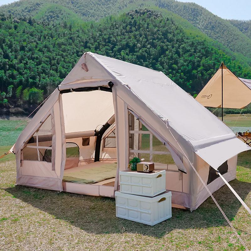 Outdoor tent inflatable tent户外帐篷4一6人防水营野餐天幕装备