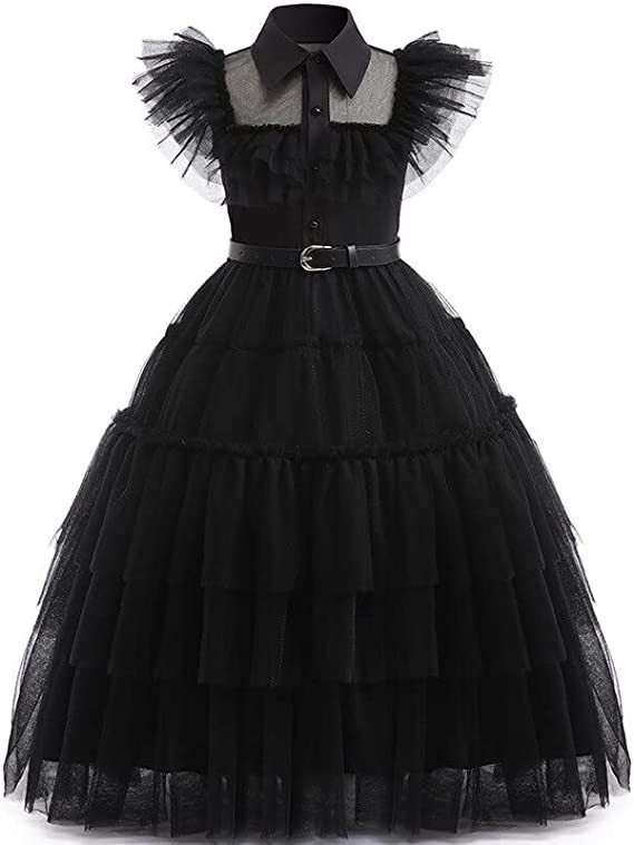 2023 Halloween black dress cosplay suit万圣节黑色连衣裙