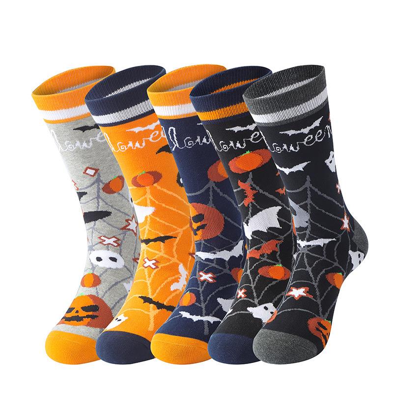 Halloween sweat absorbing socks and casual socks万圣节袜子