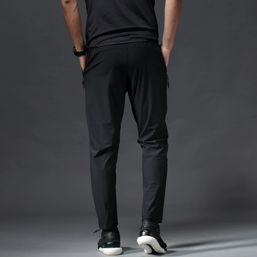 Мужские тонкие однотонные штаны для работы, осенние, делается под заказ