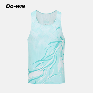 多威运动背心男轻薄透气无袖 跑步训练户外健身服上衣女2152243