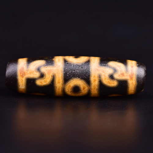 西藏李连杰同款吊坠锁骨链老天珠