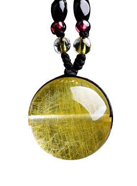 单珠招财天然男女锁骨链金发晶