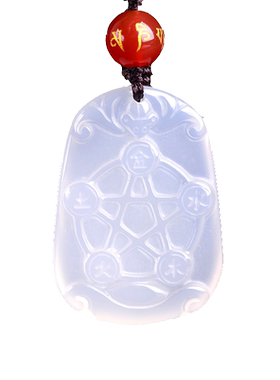 白玉髓赐瑞挂件礼物龙头龟吊坠