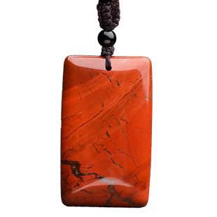 红竹石吊坠平安无事牌灵感石碑护身符影子石项链苦情痣男女挂饰品