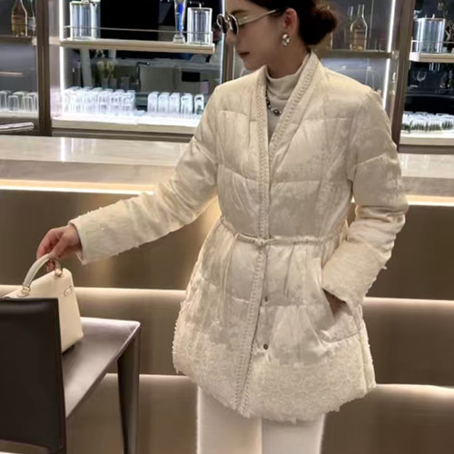 轻奢鹅绒服中长款保暖外套