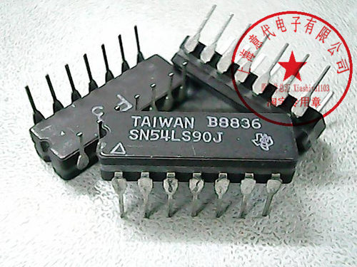 SN54LS90J  TI  54LS90【军级散新】赛格市场G332室实体店 现货