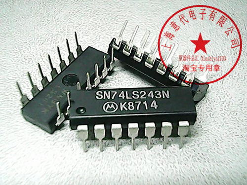 SN74LS243N  MOT 74LS243〖正品原装〗赛格市场G332室实体店 现货