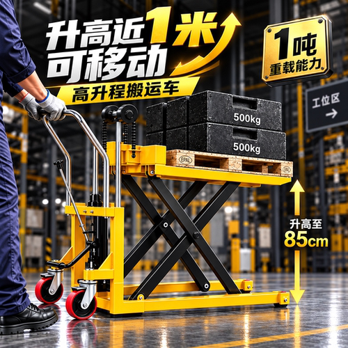 起升可移动载重1吨可升至85CM