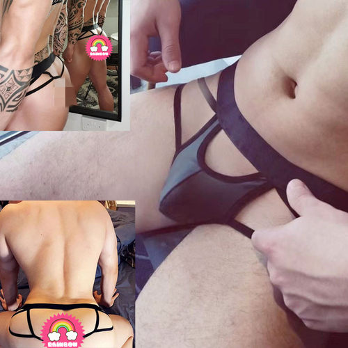 网纱镂空透明透气丁内裤