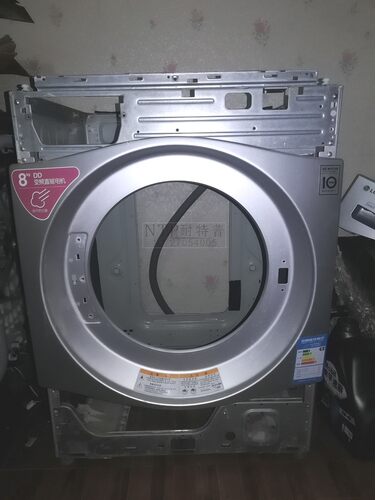 原装LG WD-A12355DS A12345滚筒洗衣机前门板银灰色
