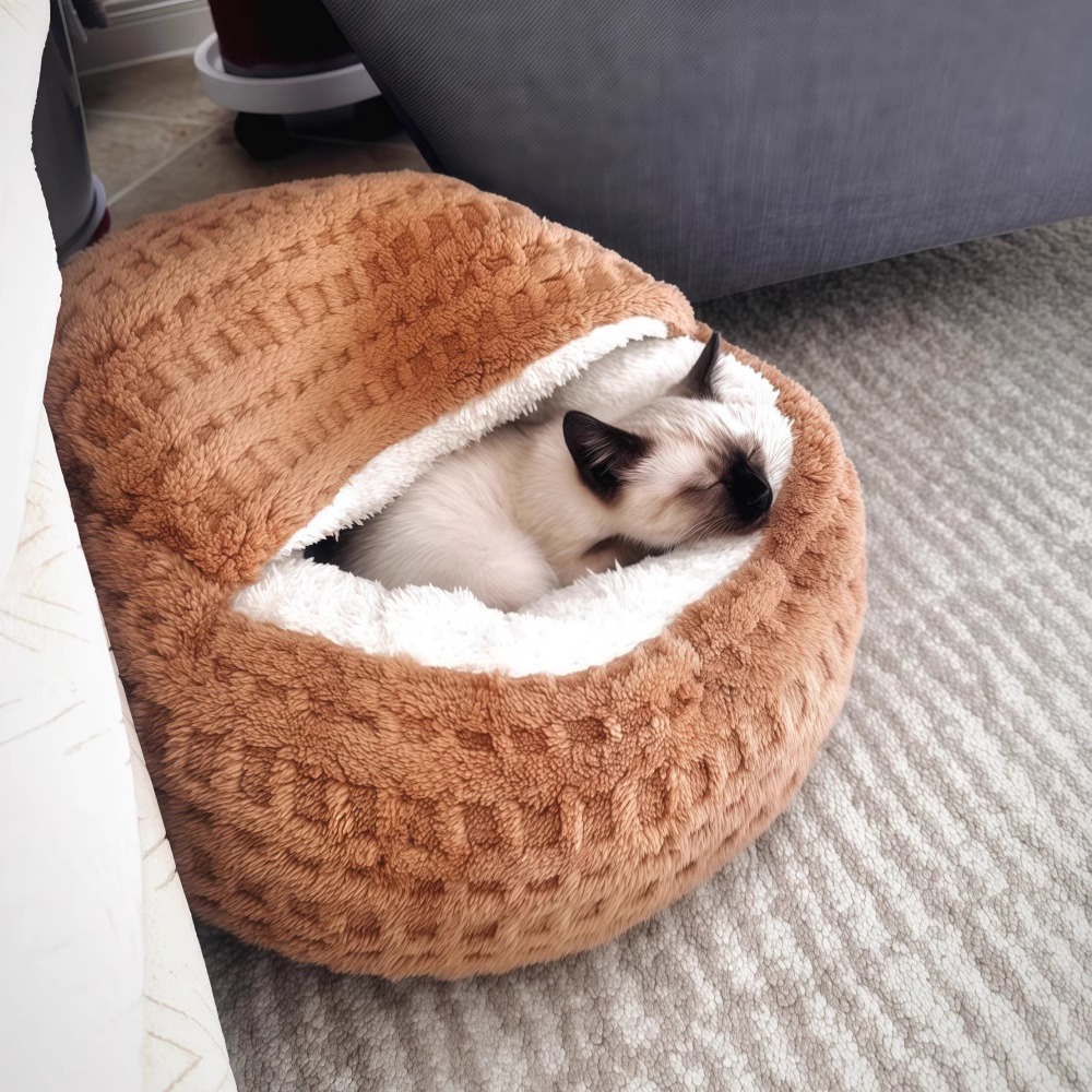 猫窝秋冬季保暖加厚贝壳窝