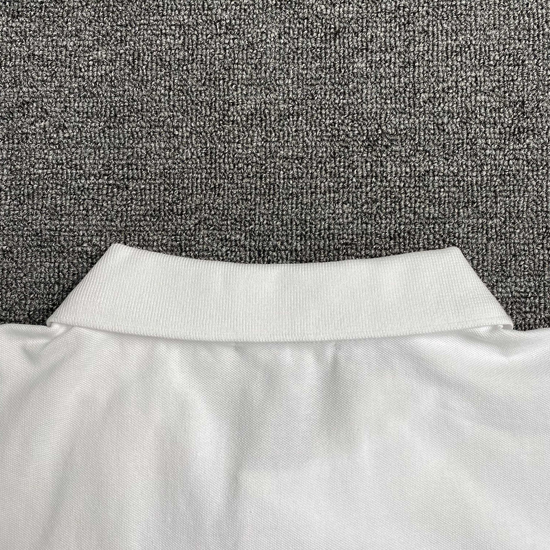 thumbnail for Alphanumeric logo embroidered fashion casual lapel short-sleeved T-shirt