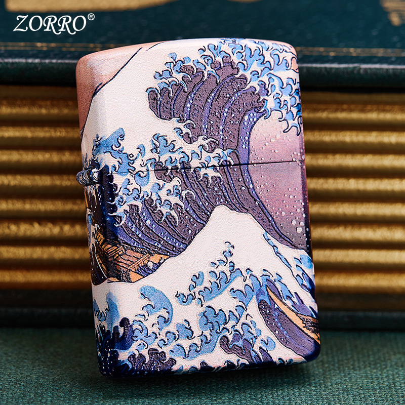 zorro佐罗新款煤油神奈川打火机