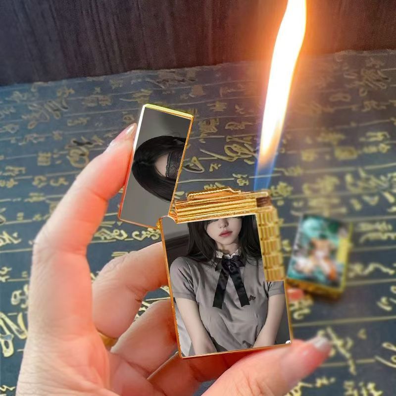 性感美女朗声打火机创意个性砂轮钢音高颜值网红爆款高档送男友潮