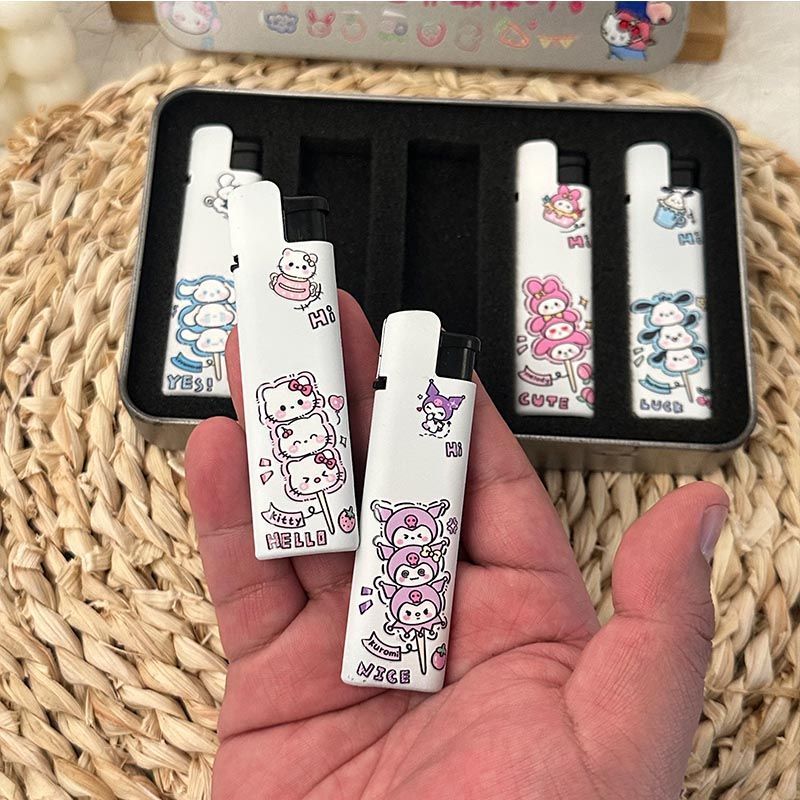 库洛米玉桂狗防风打火机创意个性金属高颜值网红爆款耐用送男友潮
