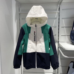 男大童加绒连帽运动长袖 新款 外套K62B613505 2026春季 FILA斐乐童装