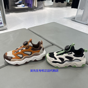 安踏儿童休闲鞋2025年冬季新款男大童墩墩鞋复古运动鞋 312548807