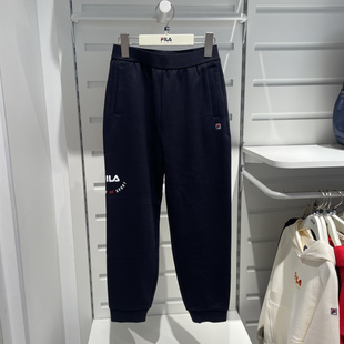 FILA斐乐童装儿童卫裤26春季新款男童百搭休闲运动长裤K62B611601