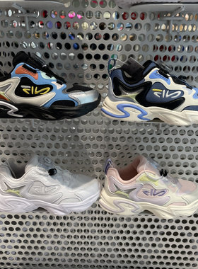 FILA斐乐童鞋2025秋冬男女小童减震防滑运动复古跑步鞋K64B411111